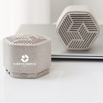 Wheat Straw Portable Wireless Speaker
