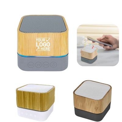 Bamboo Square Bluetooth Speaker