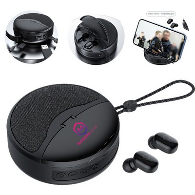 Portable Multi-functional Wireless Speakers With Headphones
